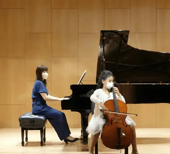 喬喬老師鋼琴伴奏學生大提琴演出