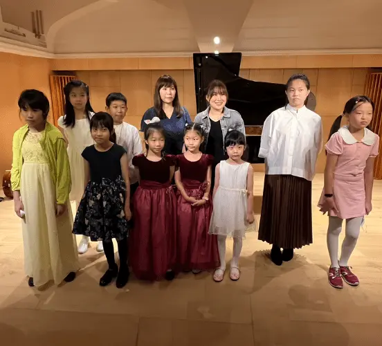 喬喬音樂年度發表會師生合照